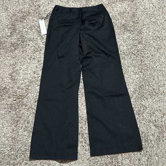 WHITE HOUSE BLACK MARKET Contour Curvy Fit Flare Leg Trouser Size 4 Black - Picture 6 of 9